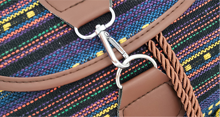 Women's backpack woven three dimensional bag