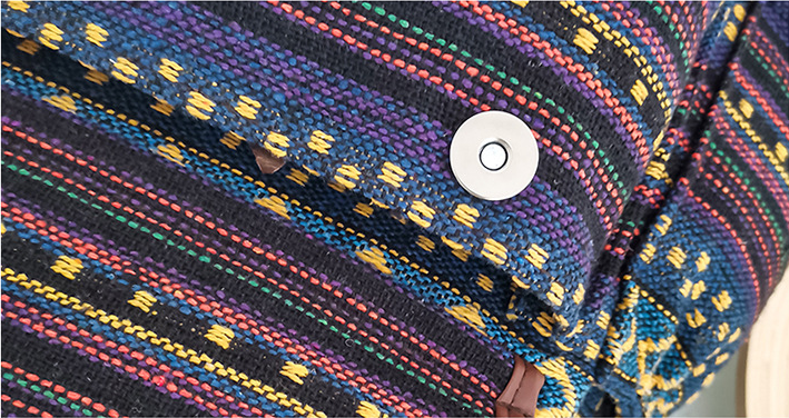 Women's backpack woven three dimensional bag