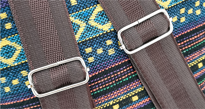 Women's backpack woven three dimensional bag