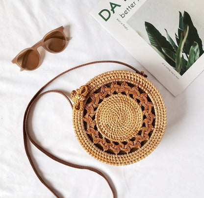 FINA Rattan Woven Bag