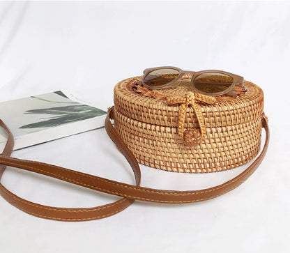 FINA Rattan Woven Bag