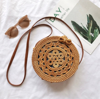 FINA Rattan Woven Bag