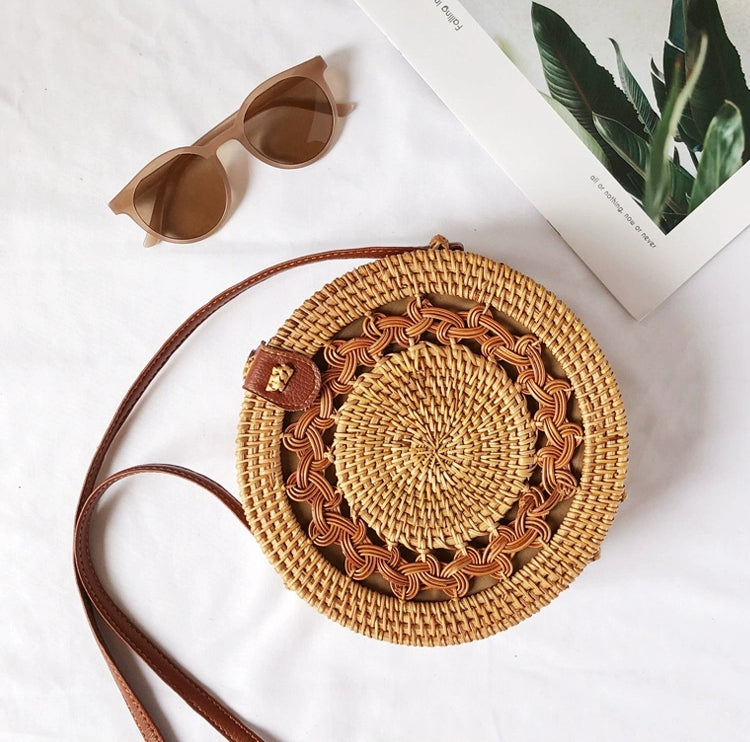 FINA Rattan Woven Bag