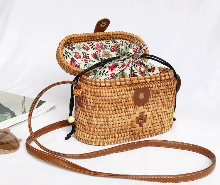 FINA Rattan Woven Bag