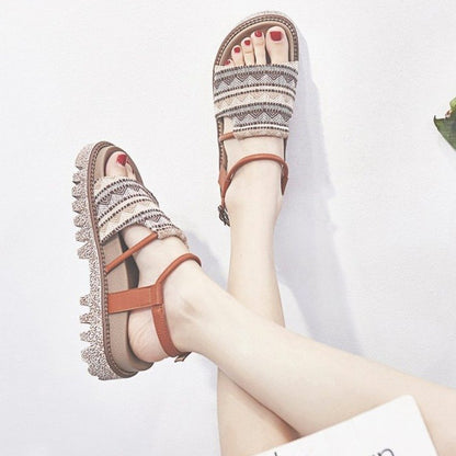 Trendy Roman style women sandals