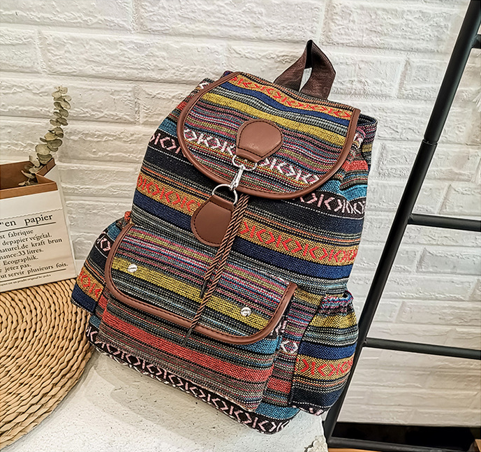 Women's backpack&nbsp;woven three dimensional bag