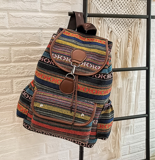 Women's backpack&nbsp;woven three dimensional bag