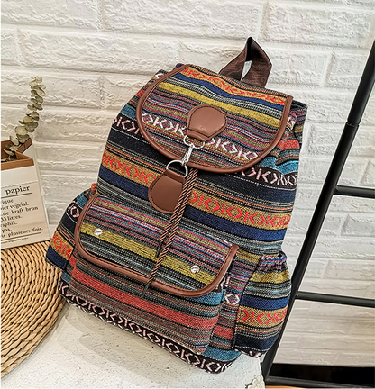 Women's backpack&nbsp;woven three dimensional bag