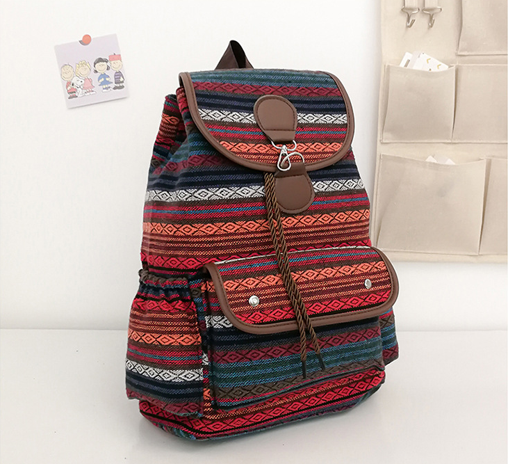 Women's backpack&nbsp;woven three dimensional bag