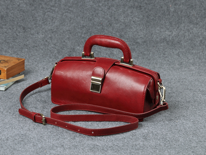 Leather women's handmade leather handbag