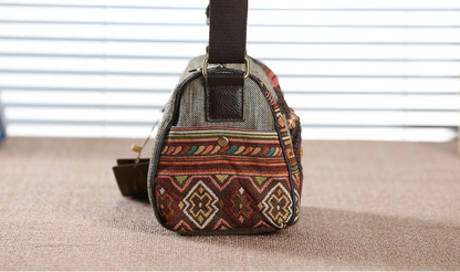 Crossbody single ethnic style shoulder bag