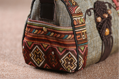 Crossbody single ethnic style shoulder bag