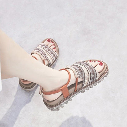 Trendy Roman style women sandals