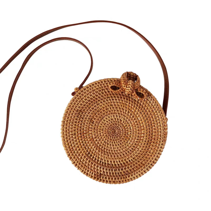 FINA Rattan Woven Bag