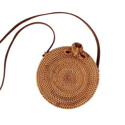 FINA Rattan Woven Bag