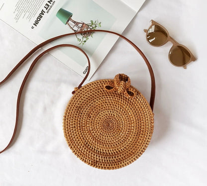 FINA Rattan Woven Bag