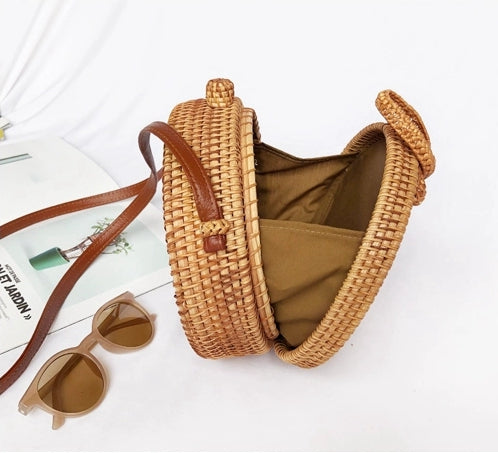 FINA Rattan Woven Bag