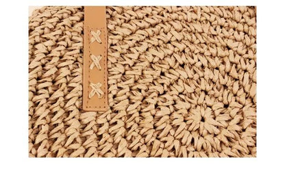 FINA Round straw woven bag