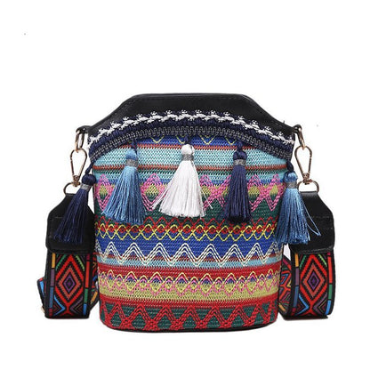 Women's Ethnic style small single shoulder handbag