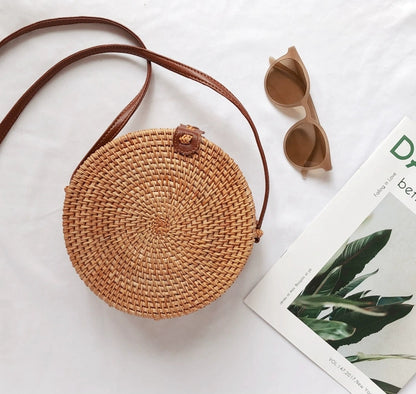 FINA Rattan Woven Bag