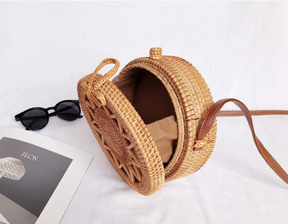 FINA Rattan Woven Bag