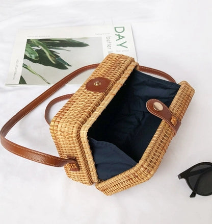 FINA Rattan Woven Bag