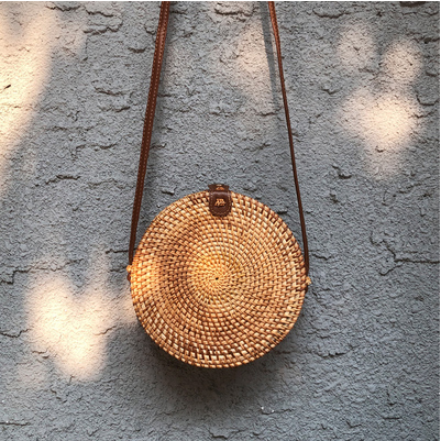 FINA Rattan Woven Bag