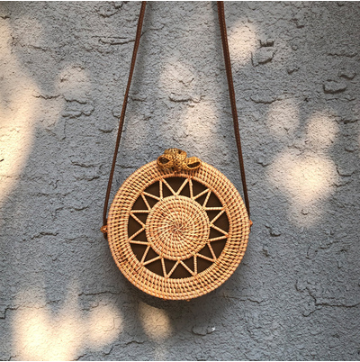 FINA Rattan Woven Bag